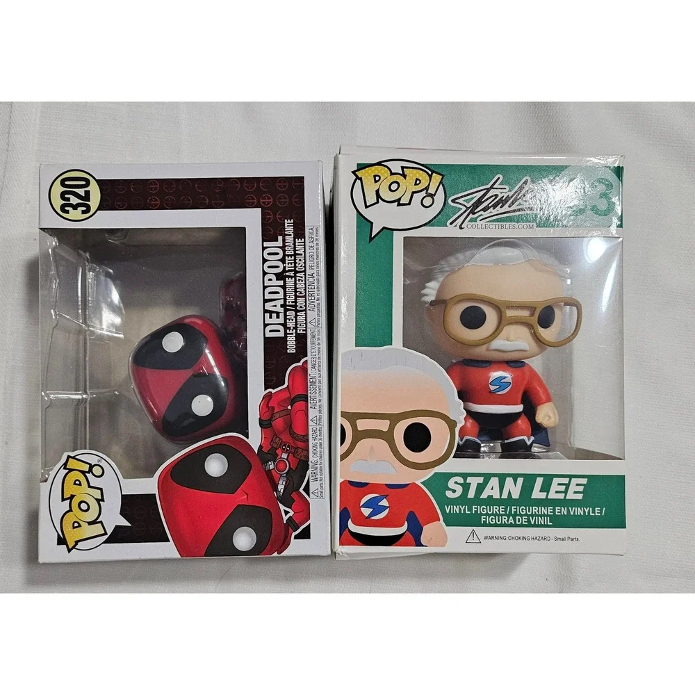 Funko Pop Marvel Deadpool #320 Bobble-Head Stan Lee #03 Collectible Vinyl Figure